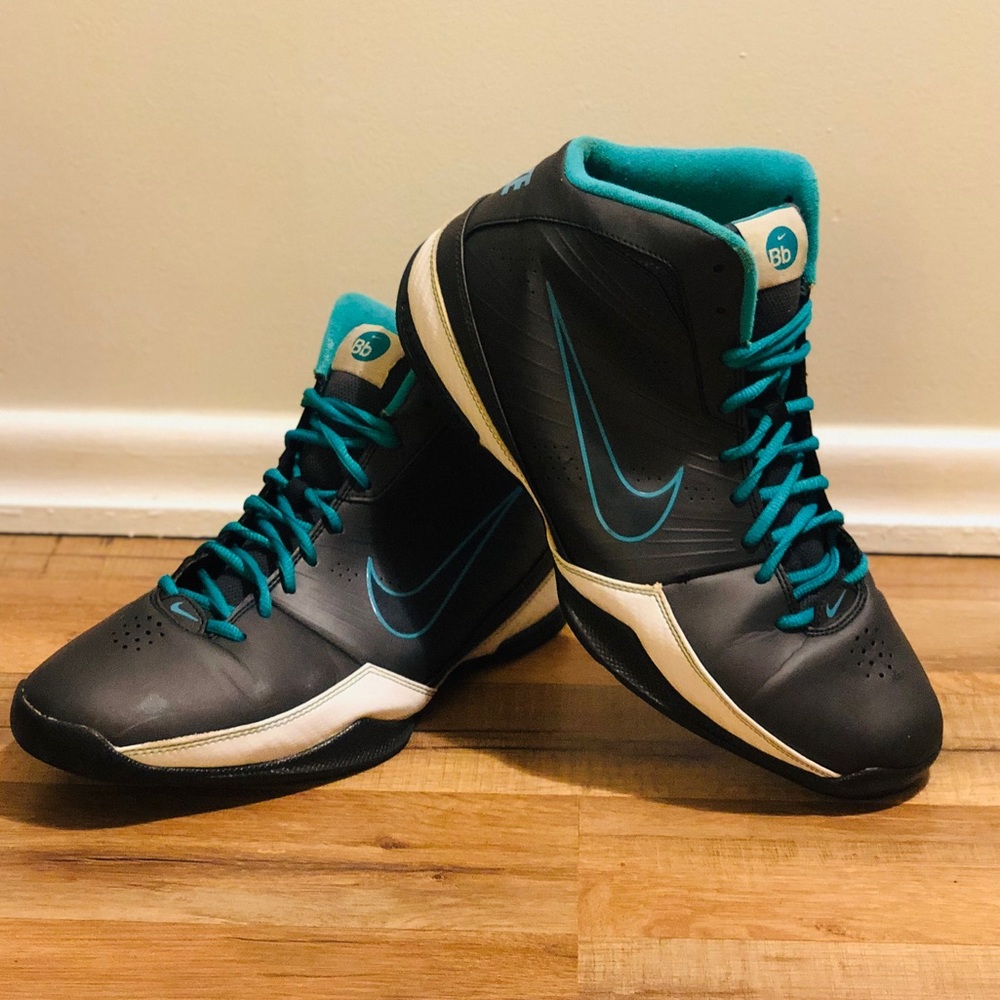 Nike Air Quick Handle Black Green Mens Basketball